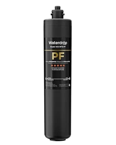 Waterdrop RF15-PF Replacement Filter Cartridge for 15UA-PF Under Sink Water Filter 39.9 cm (15.7 inches) | Reduces PFAS, Chlorine, Bad Taste & Odor thumbnail 1