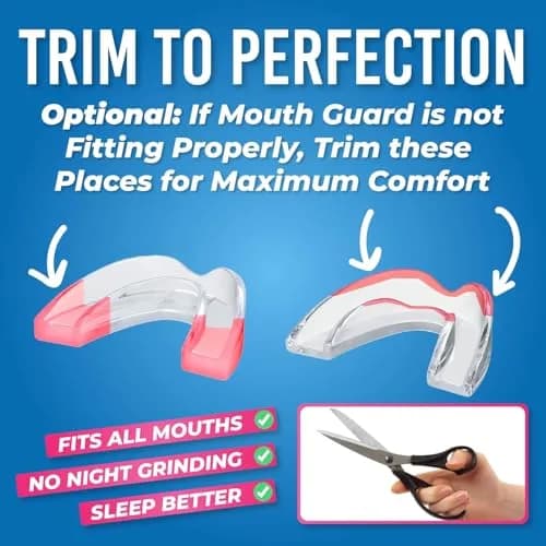 HONEYBULL Custom Moldable Night Guards 6 Pack (Thin & Thick) | Boil and Bite for Teeth Grinding thumbnail 3