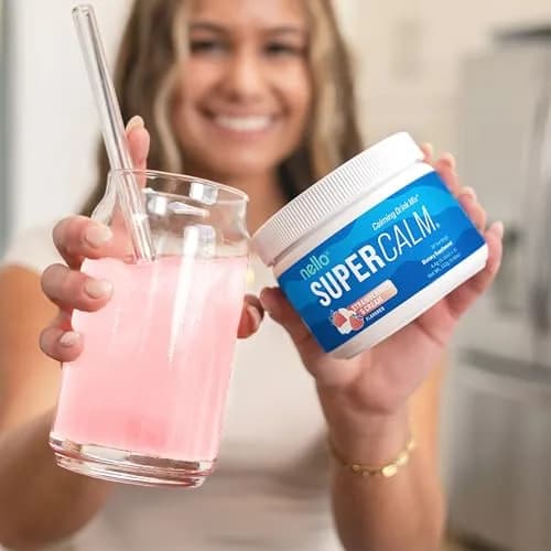 Nello Supercalm Powdered Drink Mix Tub, Cortisol Reducer & Sleep Aid Supplement 4.76 oz (135 g) | Adaptogenic Powder for Stress & Sleep Support thumbnail 5