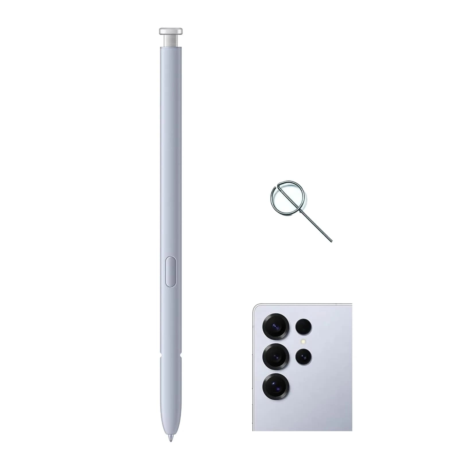 Peixiong Galaxy S25 Ultra S Pen Stylus for Samsung Galaxy S25 Ultra 5G (Black, 1-Pack) — Light Silver