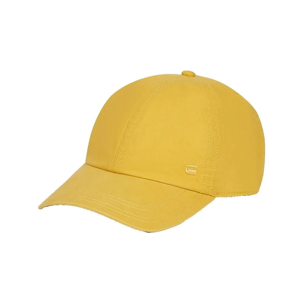 G-STAR Avernus Baseball Cap | Adjustable Yellow Cotton Hat for Men - main product image