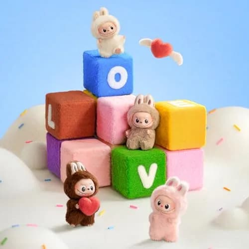 POP MART THE MONSTER PIN FOR LOVE SERIES Blind Box Whole Set | 14 Vinyl Plush Pendants thumbnail 6