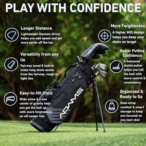 TaylorMade New Idea Package Set, Men's, Left-Handed, 10-Piece Steel | Complete Golf Clubs for Effortless Distance thumbnail 6