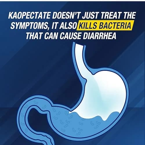 Kaopectate Multi-Symptom Anti-Diarrheal & Upset Stomach Reliever, 84 Caplet | Fast GI Discomfort Relief for Adults thumbnail 7