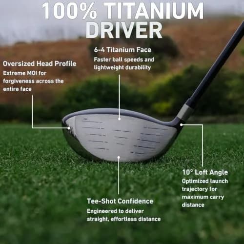 TaylorMade New Idea Package Set, Men's, Right-Handed, 10-Piece Steel | Complete Golf Clubs for Confidence & Distance thumbnail 3