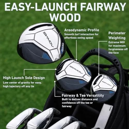 TaylorMade New Idea Package Set, Men's, Left-Handed, 11-Piece Graphite | Complete Golf Clubs for Effortless Distance thumbnail 7