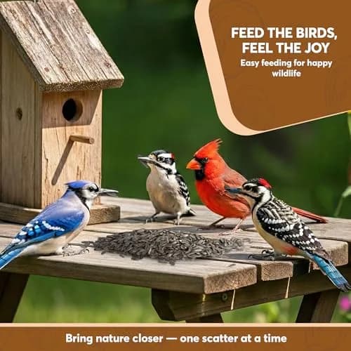 Trailmark Naturals 3 lb Black Oil Sunflower Seeds for Birds | Premium USA Wildlife & Backyard Feeders thumbnail 7