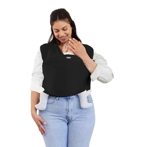 Moby Baby Wrap Carrier for Newborns & Toddlers 8-33lbs | Adjustable & Lightweight thumbnail 1