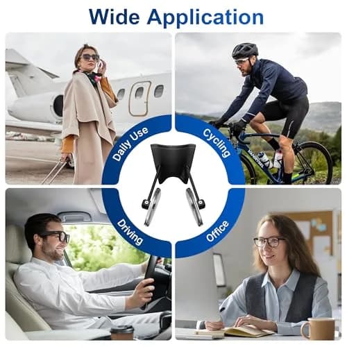 RCstyle HiBloks Eyeglass Nose Pads for Ray-Ban Meta Wayfarer Gen 1 & Gen 2 (Split Type, Black) thumbnail 6
