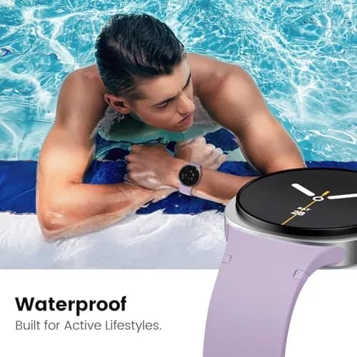 BandRain 6 Pack Silicone Sport Bands for Samsung Galaxy Watch 9/8/8 Classic 40mm 44mm 46mm | Breathable & Waterproof thumbnail 3