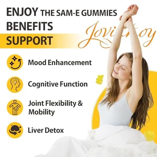 Jovianoy SAM-e Gummies with L-Tyrosine, Vitamin B Complex & NAC thumbnail 7