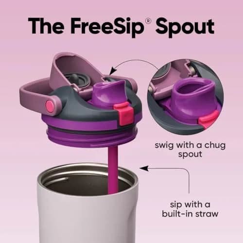 Owala FreeSip Sway Stainless Steel Water Bottle 40 oz Dreamy Field | Insulated & Leak-Proof for Daily Use thumbnail 2