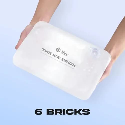THE POD COMPANY 6-Pack Ice Brick | Reusable 3 lb Ice Blocks for Cold Plunge, Long-Lasting Cooling (en_US) thumbnail 6