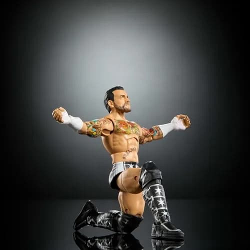 Mattel WWE Elite CM Punk Action Figure & Accessories | 6-inch Collectible with 25 Points Articulation thumbnail 4