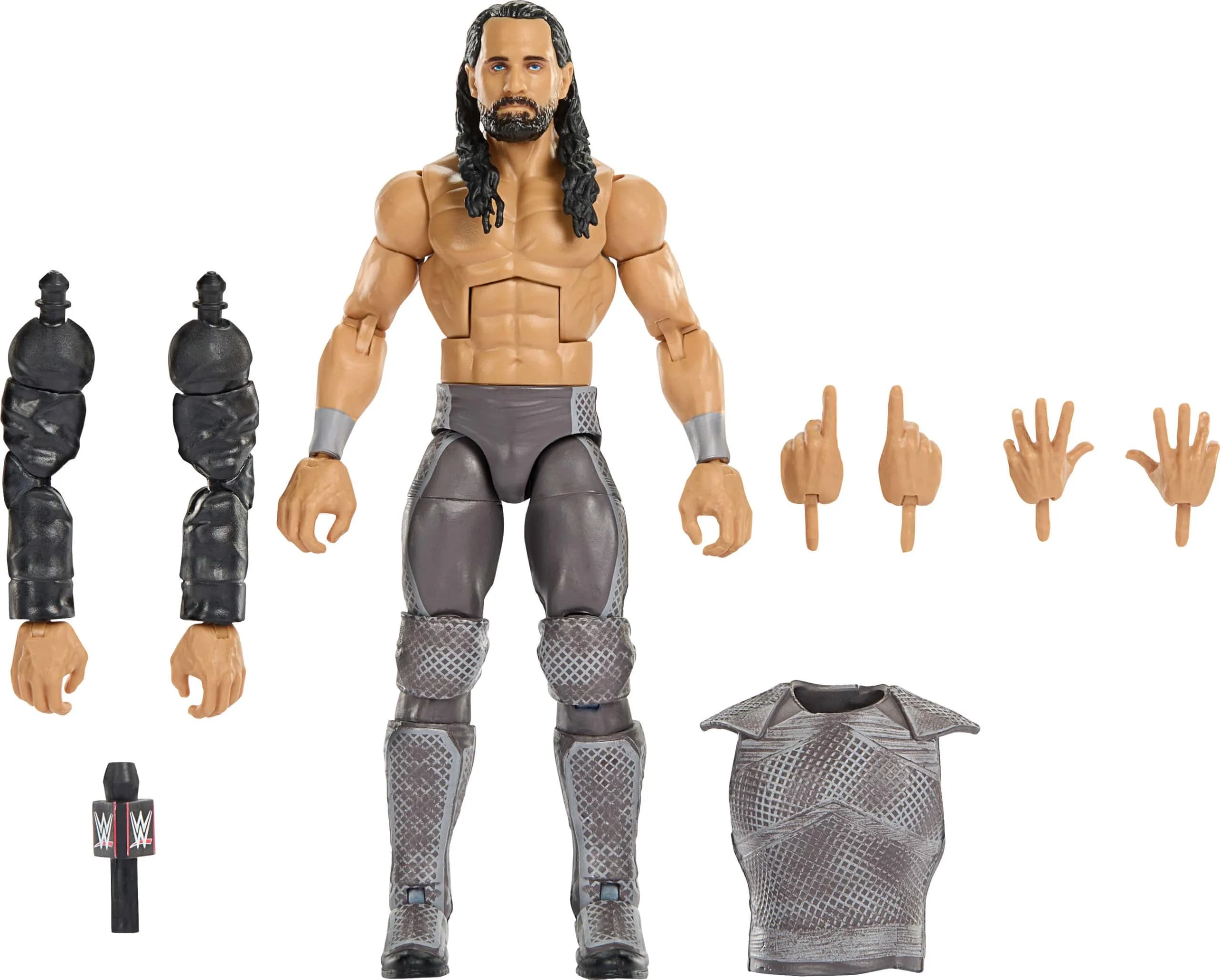 Mattel WWE Elite Collection Seth Rollins Action Figure & Accessories | Authentic WWE Superstar Toy for Kids & Collectors — Multicolor