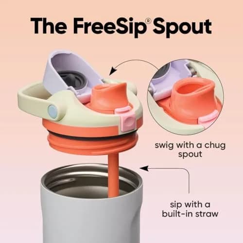 Owala FreeSip Sway Stainless Steel Water Bottle 30 oz Beach House | Triple-Layer Insulation & Travel-Friendly Design thumbnail 2