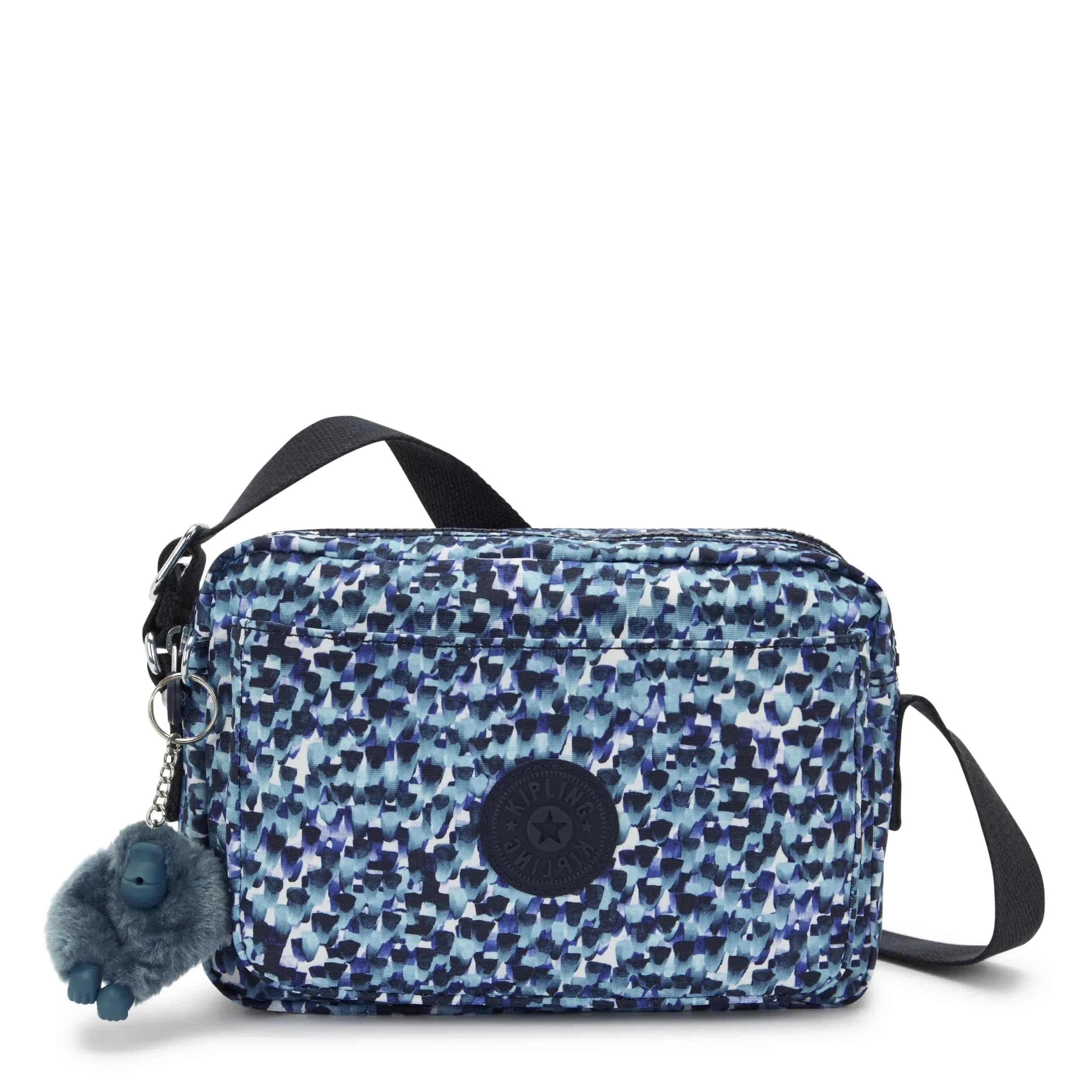 Kipling Women's Abanu Medium Prt Crossbody Bag 20.3 cm (8") | Adjustable Waist Pack with Multi-Compartment Zip Pockets
