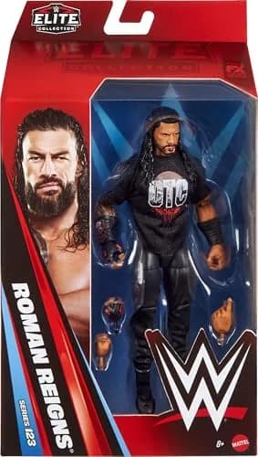 Mattel WWE Elite Roman Reigns Action Figure & Accessories | 6-inch Collectible with Articulation & Accessories thumbnail 2