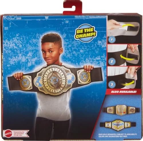 Mattel WWE Intercontinental Championship Title Belt for Kids | 39.37 inches (100 cm) thumbnail 5
