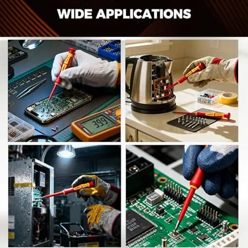 HORUSDY 12-Piece Precision Screwdriver Set | 1000V Insulated, Magnetic Tips & Rotatable Cap for Electronics & Electrical Work thumbnail 7