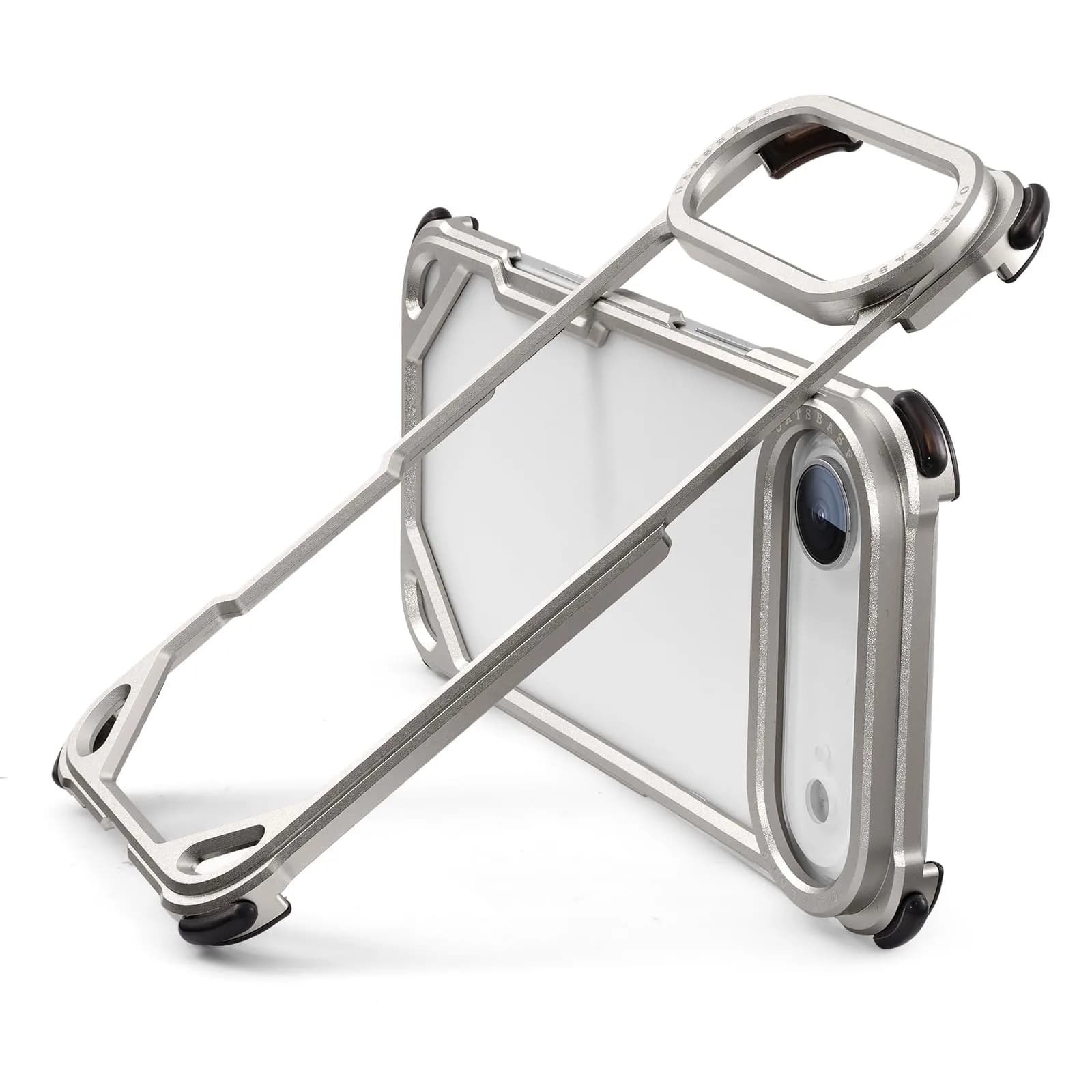 OATSBASF Metal Bumper Case for iPhone Air 6.5 inch (16.5 cm) | MagSafe Compatible, Shockproof Aluminum Frame