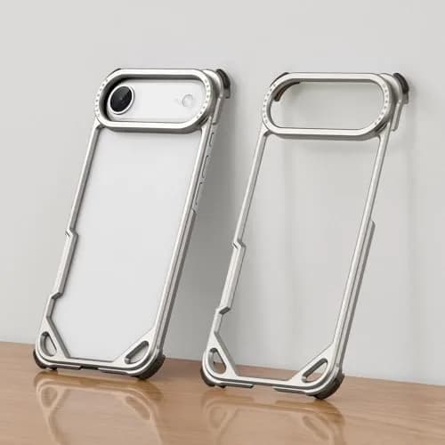 OATSBASF Metal Bumper Case for iPhone Air 6.5 inch (16.5 cm) | MagSafe Compatible, Shockproof Aluminum Frame thumbnail 4