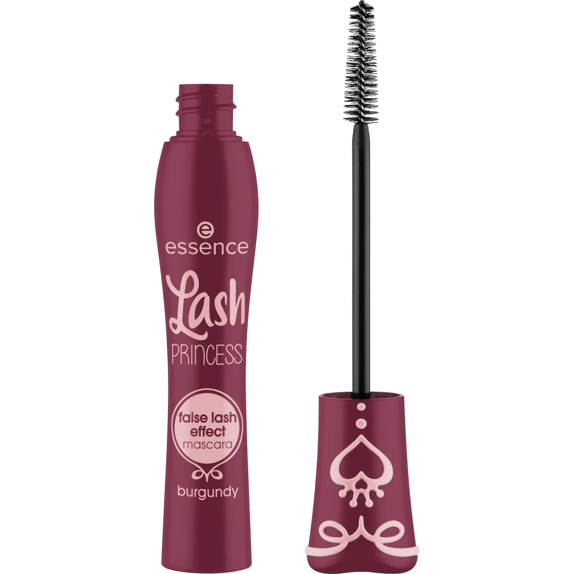 Essence Lash Princess False Lash Effect Mascara, Brown 12ml (0.4 Fl Oz) | Ophthalmologically Tested — Burgundy / 0.4 Fl Oz