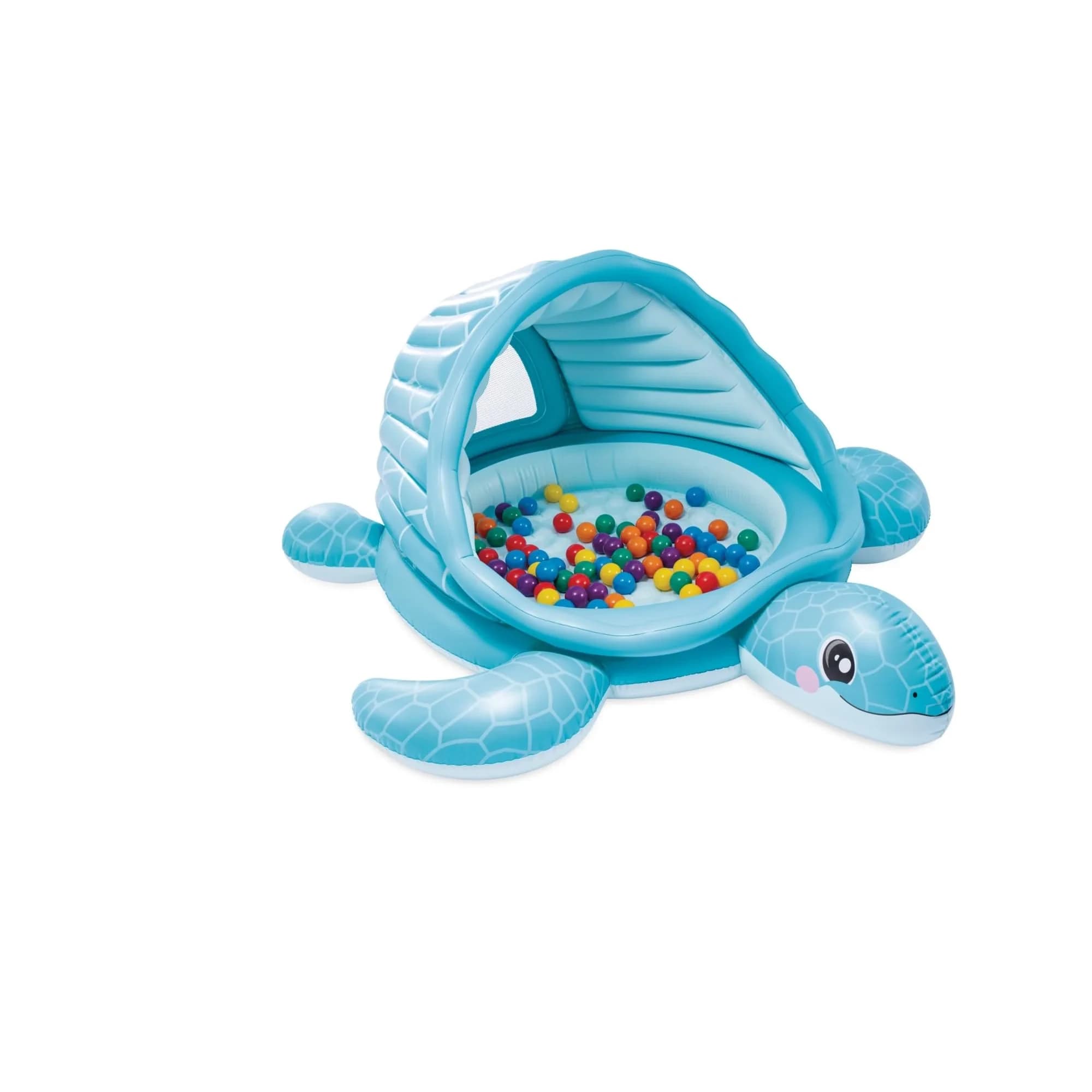 Intex Turtle Cove Playland Inflatable Paddling Pool or Ball Pit 218cm x 206cm x 97cm (86" x 81" x 38") | ASTM-Tested for Kids