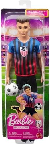 Barbie Careers USSF Soccer Player Ken Doll & Accessories | Role-Play Fun for Kids 3+ thumbnail 5