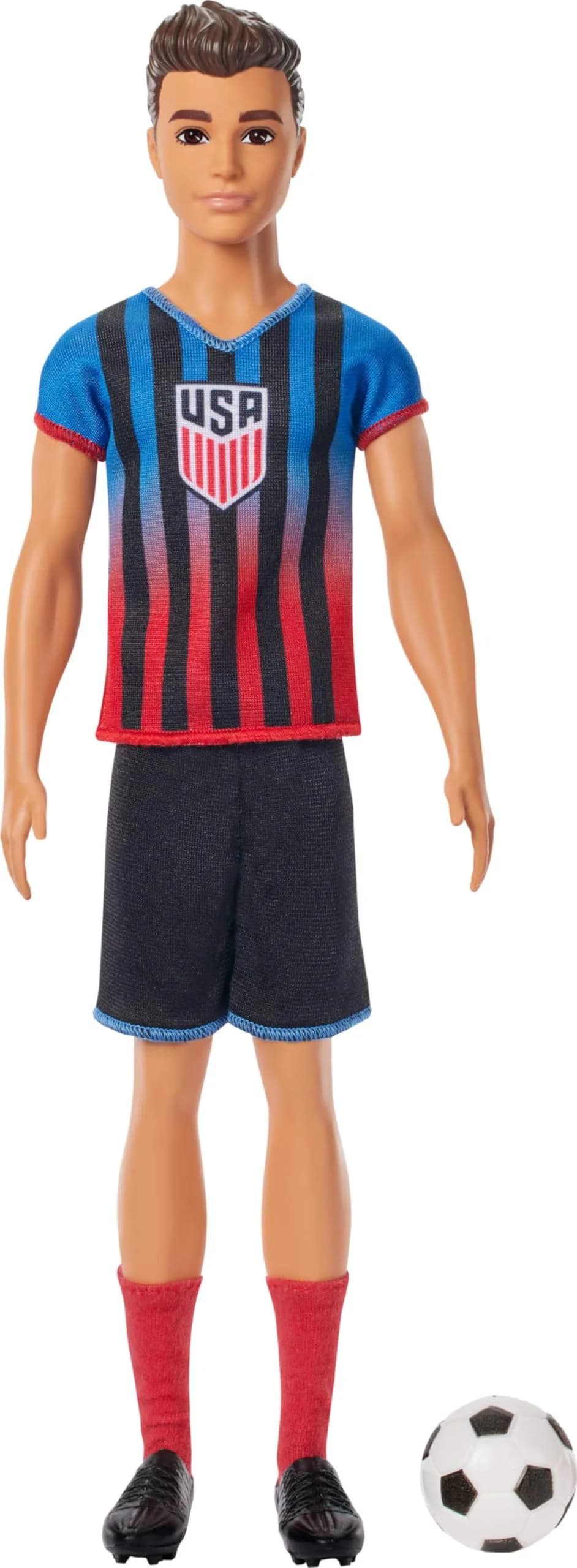 Barbie Careers USSF Soccer Player Ken Doll & Accessories | Role-Play Fun for Kids 3+ - main product image