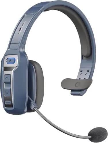 LEVN Bluetooth Headset with Microphone | 60 Hrs Battery, AI Noise Cancelling, On-Ear Wireless Headphones for Trucker & Office thumbnail 1