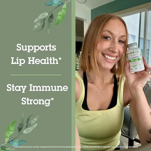 Quantum L-Lysine 500 mg Essential Amino Acid Supplement | Supports Collagen, Bone & Immune Health thumbnail 5