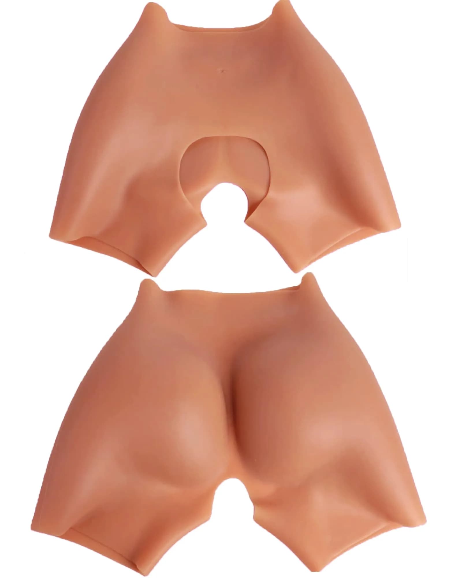 VENDAU Premium Silicone Hip Enhancer Pads for Women - Natural Butt Lift Shapewear | Body Shaper for Curvy Enhancement Butt Pants (1 Pair, Tan 0.8cm Thick) - main product image