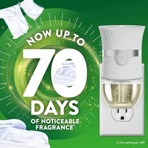 Air Wick Plug-In Scented Oil Refills Fresh Linen 6 Count (45 Days/Refill) | Continuous Fragrance for Homes & Offices thumbnail 3