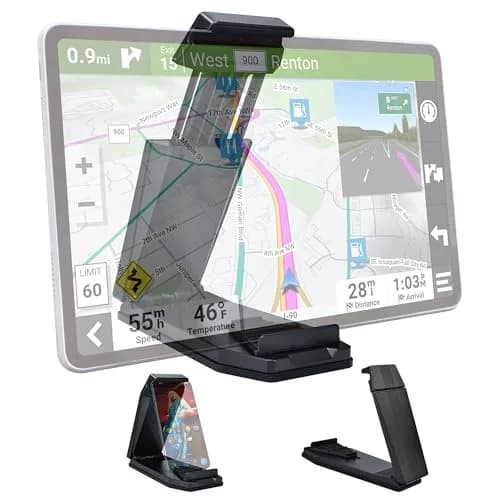 iSaddle Mini Dashboard GPS Mount Holder Phone Tablet PC Navigation (83mm*147mm) | Universal Car & Home Mount thumbnail 1