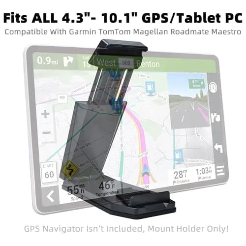 iSaddle Mini Dashboard GPS Mount Holder Phone Tablet PC Navigation (83mm*147mm) | Universal Car & Home Mount thumbnail 4