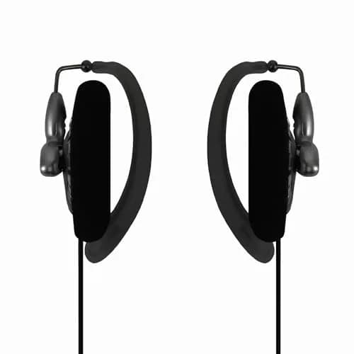 Koss KSC75 Portable On-Ear Clip Headphones, Grey | High-Fidelity Audio with Titanium Drivers thumbnail 2