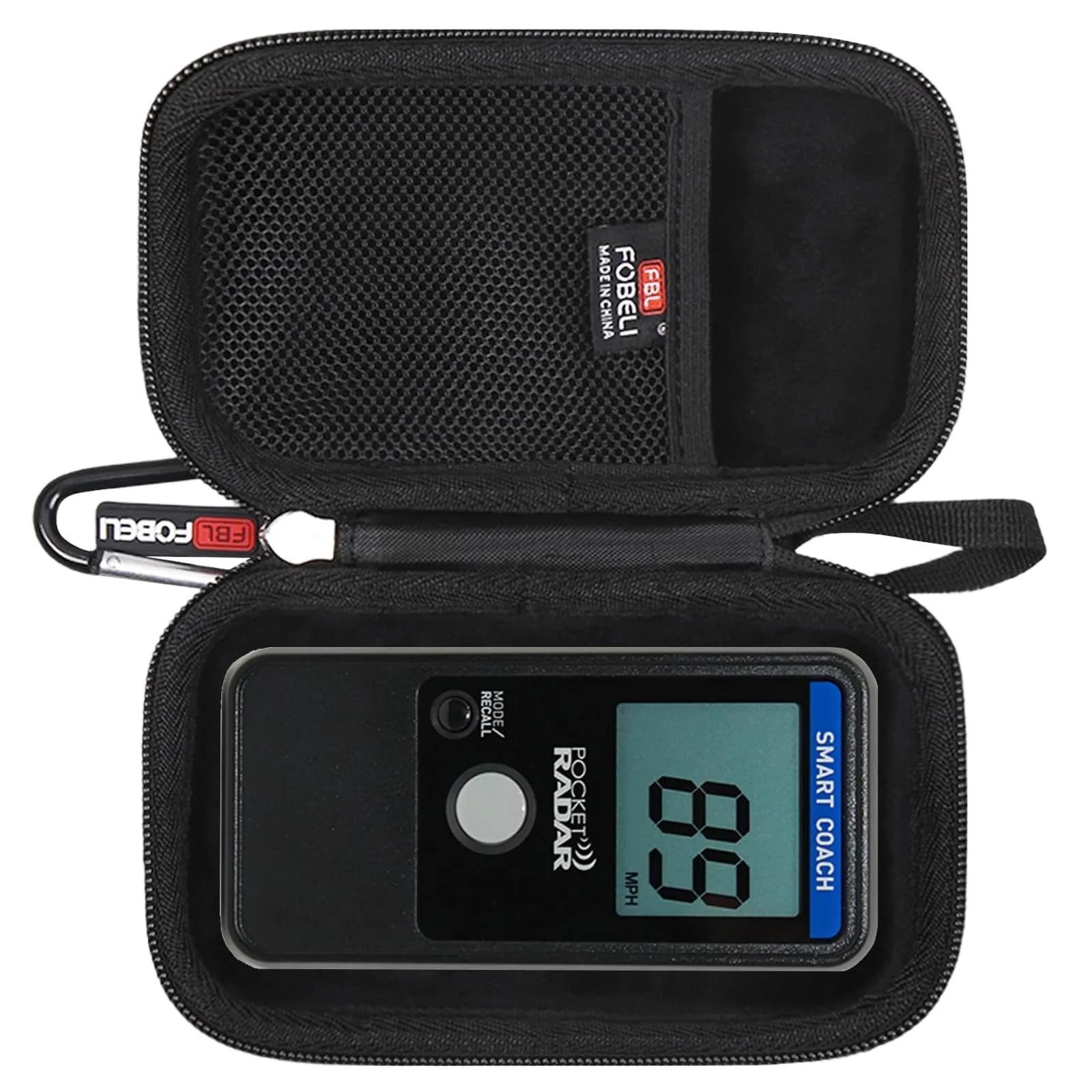 FBLFOBELI Hard Case for Pocket Radar Smart Coach Speed Gun & Ball Coach Radar Gun, 15.0cm (5.9") | Shockproof & Waterproof