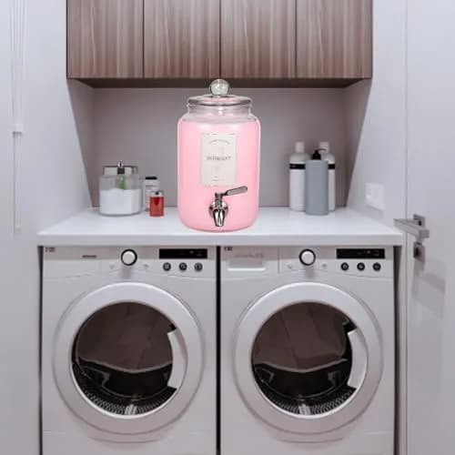ChildLike Water Dispenser 108oz | Leak-Proof Glass Laundry Organizer thumbnail 8