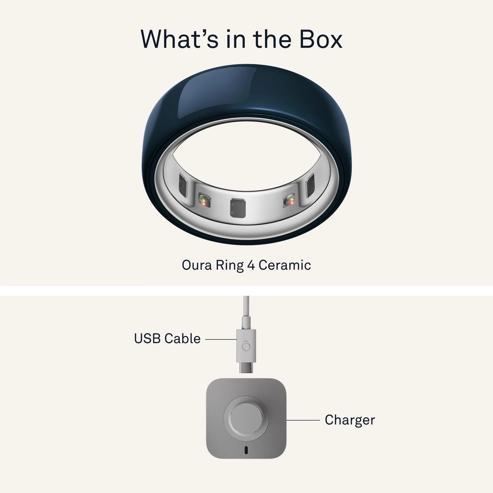 Oura Ring 4 Ceramic Midnight Size 6 Smart Ring | Sleep, Activity, Women’s Health Tracking thumbnail 8