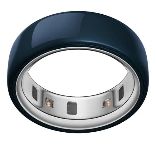 Oura Ring 4 Ceramic Smart Ring Size 9 Midnight | Tracks Sleep, Activity, Women's Health, AI Advisor thumbnail 1
