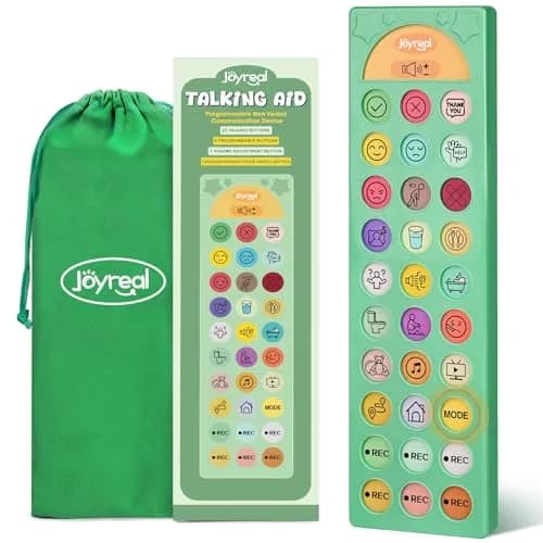 Joyreal AAC Device for Autism, Non-Verbal Communication Tool with 23 Buttons & Dual Language Support | Speech Therapy Aid for Kids & Adults thumbnail 1