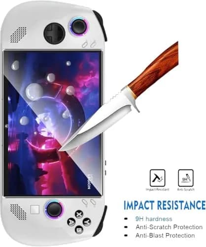 TGDPLUE 3-in-1 Protective Case Bundle for Legion Go S 2025 | Shockproof TPU + Tempered Glass + Water-Resistant Pouch thumbnail 4