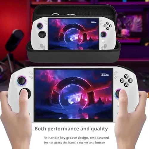 TGDPLUE 3-in-1 Protective Case Bundle for Legion Go S 2025 | Shockproof TPU + Tempered Glass + Water-Resistant Pouch thumbnail 2