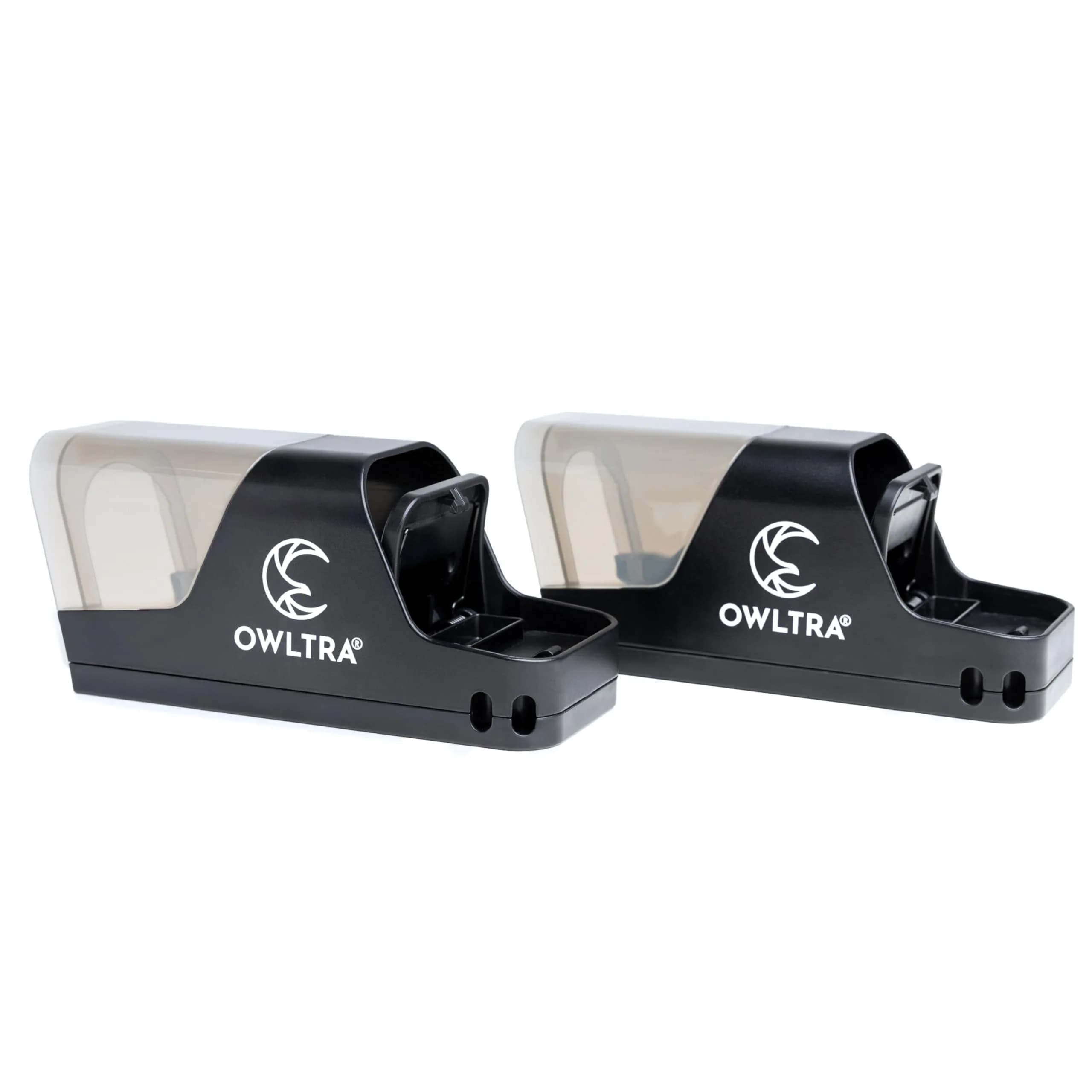 OWLTRA Extra Large Plastic Tunnel Snap Rat Trap 2PCS | Instant Kill, Touch-Free Release, Indoor & Outdoor