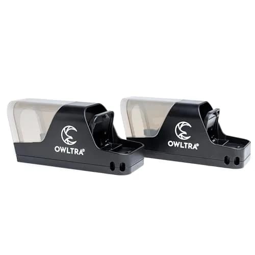 OWLTRA Extra Large Plastic Tunnel Snap Rat Trap 2PCS | Instant Kill, Touch-Free Release, Indoor & Outdoor thumbnail 1