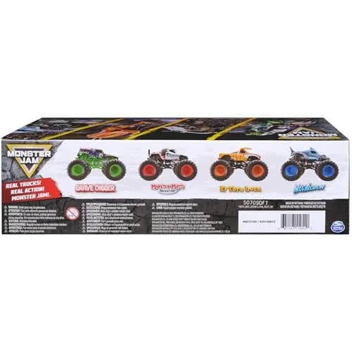 Monster Jam All Stars Monster Trucks 4-Pack | 1:64 Scale Die-Cast Vehicles for Kids & Collectors thumbnail 7