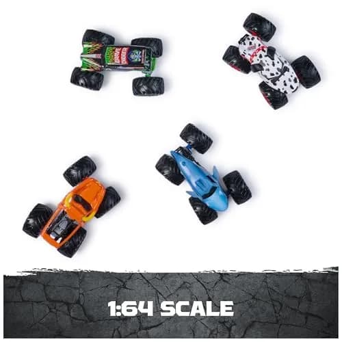 Monster Jam All Stars Monster Trucks 4-Pack | 1:64 Scale Die-Cast Vehicles for Kids & Collectors thumbnail 4