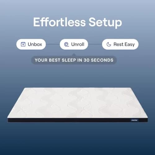 Nectar Mattress Topper King | Gel Memory Foam, Firmer Support, Cooling, 2-Inch thumbnail 5