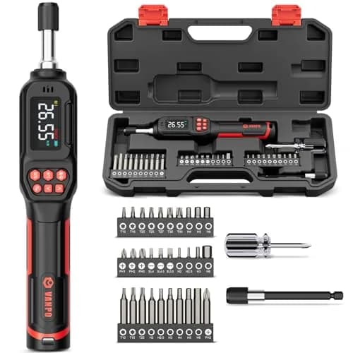 VANPO Digital Torque Screwdriver 1.77-26.55 in.lb (0.2-3Nm) | ±2% Accuracy Precision Tool thumbnail 1